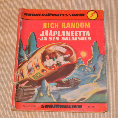Korkeajännityssarja 21 - 1958 Rick Random Jääplaneetta - ja sen arvoitus